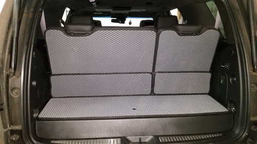 Cadillac Escalade IV багажник 2014 - н.в. коврики EVA Smart