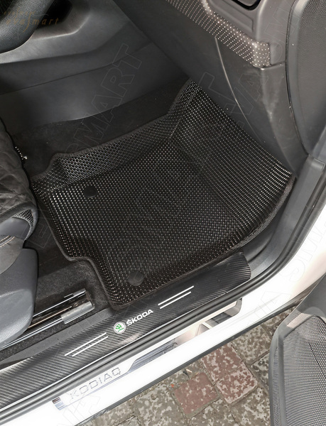Skoda Kodiaq 7мест пресс борта 2016 - н.в. коврики EVA Smart