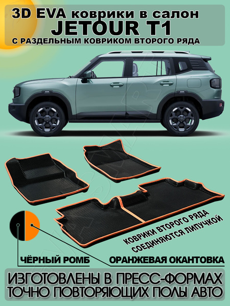 Jetour T1 пресс борта с 2025 г.в. коврики EVA Smart