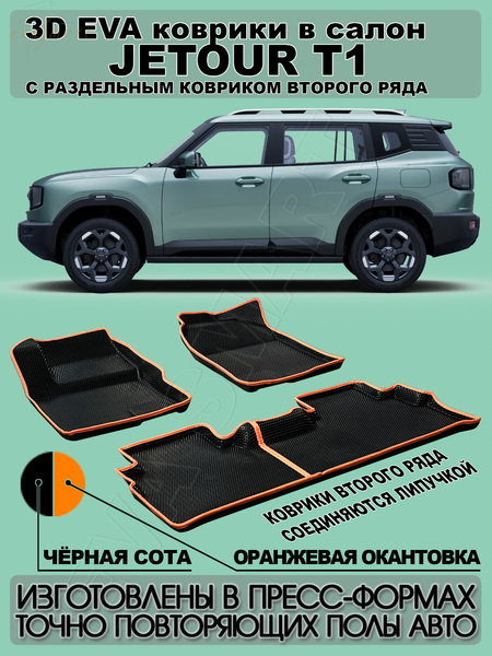 Jetour T1 пресс борта с 2025 г.в. коврики EVA Smart