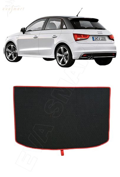 Audi A1 (8X) багажник 2010 - 2015 коврики EVA Smart