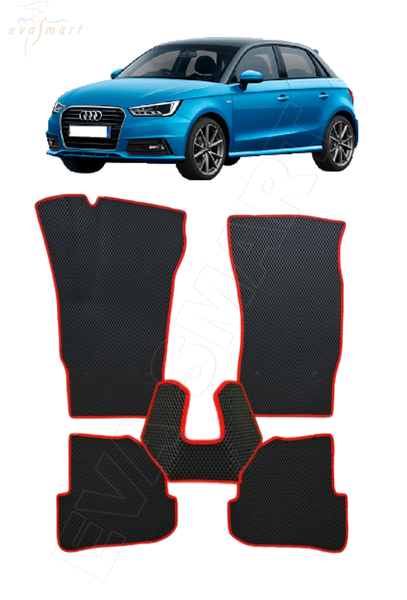 Audi A1 I (8X) 2010 - 2015 коврики EVA Smart