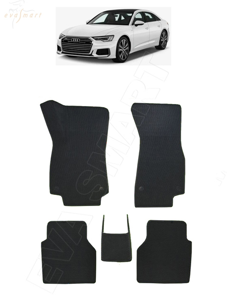 Audi A6 (C8) long 2018 - н.в. коврики EVA Smart