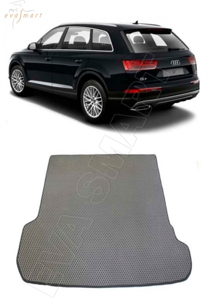 Audi Q7 II коврик в багажник 2015 - н.в. EVA Smart