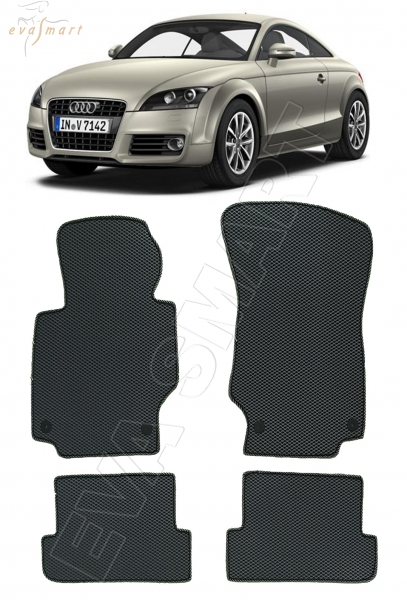 Audi TT II (8J) 2006 - 2014 коврики EVA Smart