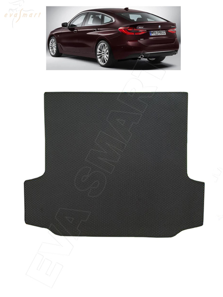 BMW 6 (G32) багажник 2017 - н.в. коврики EVA Smart
