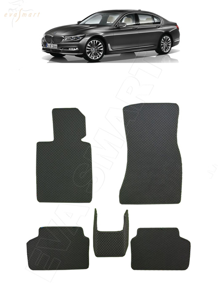 BMW 7 (G11) 2015 - н.в. коврики EVA Smart