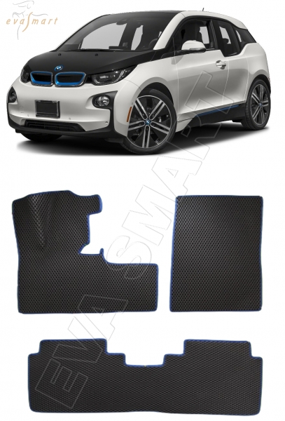 BMW i3 2013 - 2020 коврики EVA Smart