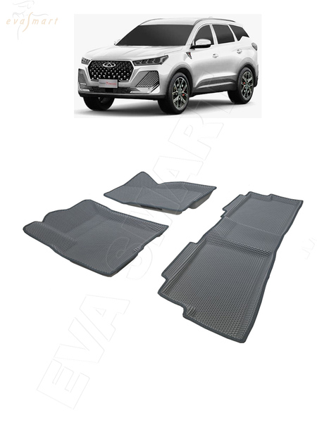 Chery Tiggo 7 pro Max I пресс борта 2020 - н.в. коврики EVA Smart