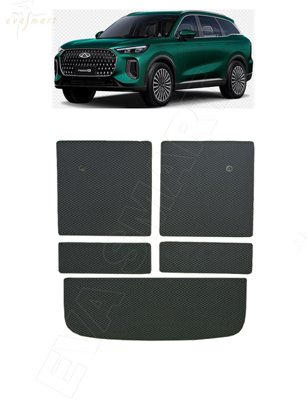 Chery Tiggo 9 багажник 2024 - н.в. коврики EVA Smart