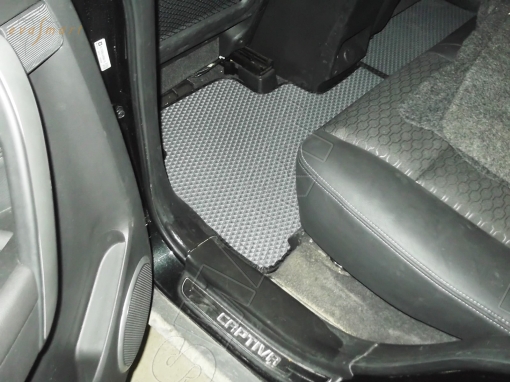 Chevrolet Captiva 7 мест 2011 - 2018 коврики EVA Smart