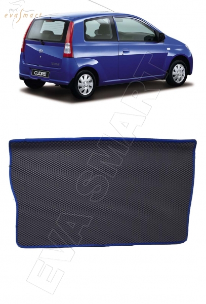 Daihatsu Cuore VI 2003 - 2007 коврик в багажник EVA Smart