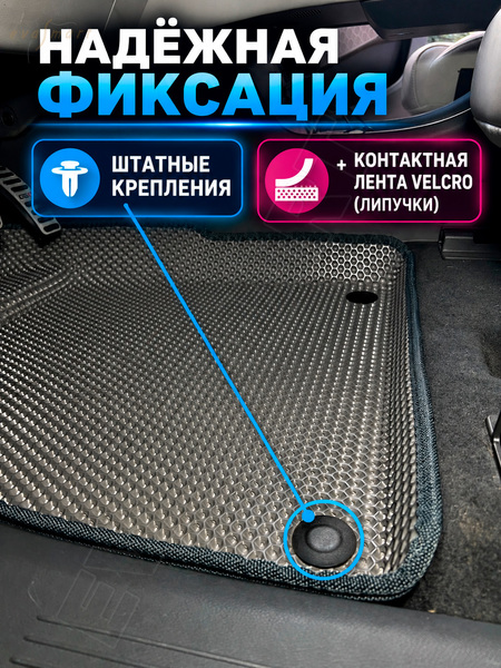GAC GS8 II 5 мест пресс борта 2021 - н.в. коврики EVA Smart