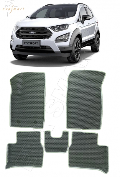 Ford EcoSport вариант макси 3d 2014 - н.в. коврики EVA Smart