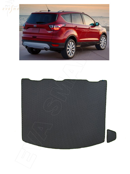 Ford Escape III багажник 2012 - 2019 коврики EVA Smart