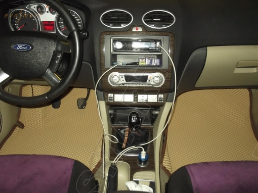 Ford Focus II вариант макси 3D 2005 - 2011 коврики EVA Smart