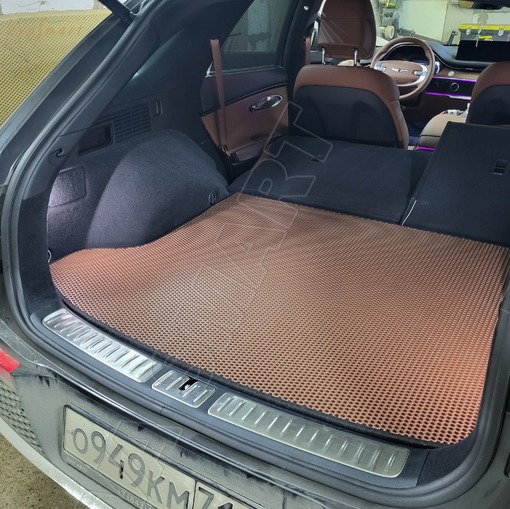 Genesis (GV70) I багажник 2020 - н.в. коврики EVA Smart