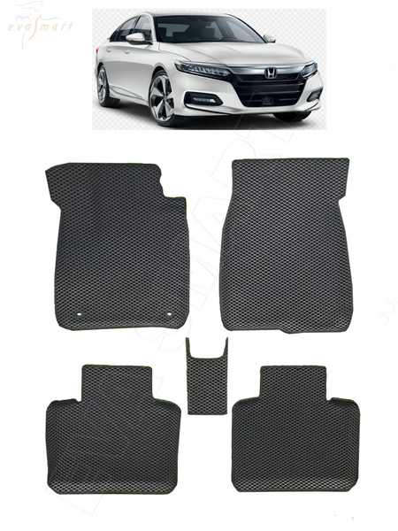 Honda Accord X вариант макси 3d 2020 - 2023 коврики EVA Smart
