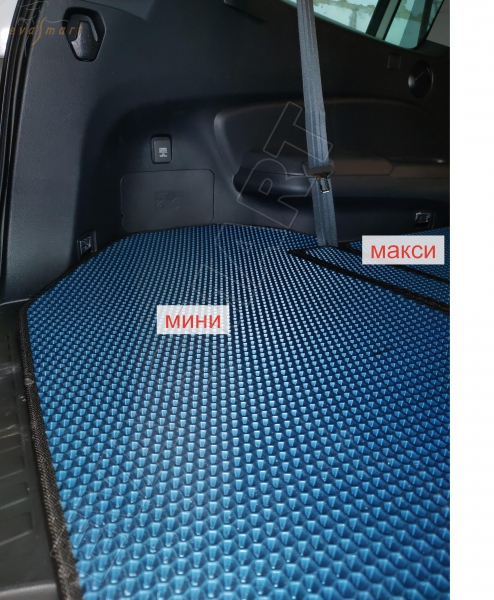 Honda Pilot III 7 мест 2015 - н.в. коврик в багажник макси EVA Smart