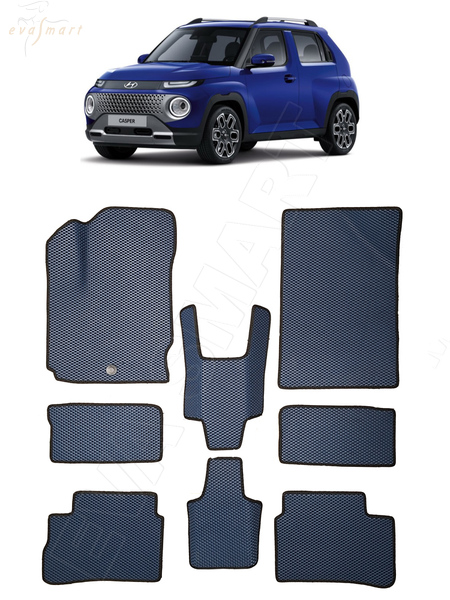 Hyundai Casper 2021 - н.в. коврики EVA Smart