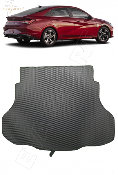 Hyundai Elantra VII 2021 - н.в. коврик в багажник седан EVA Smart