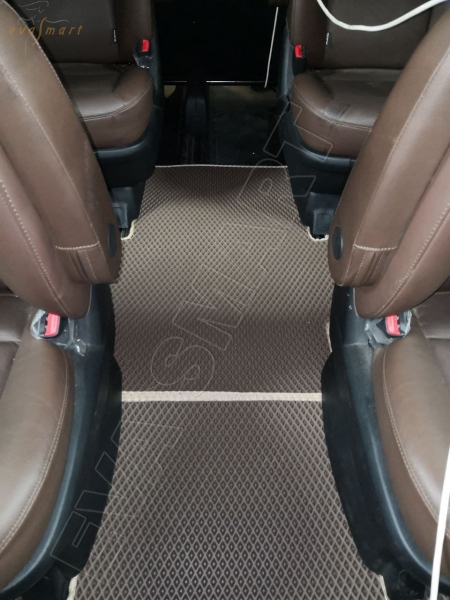 Hyundai Grand Starex I рестайлинг 9 мест 2017 - н.в. коврики EVA Smart