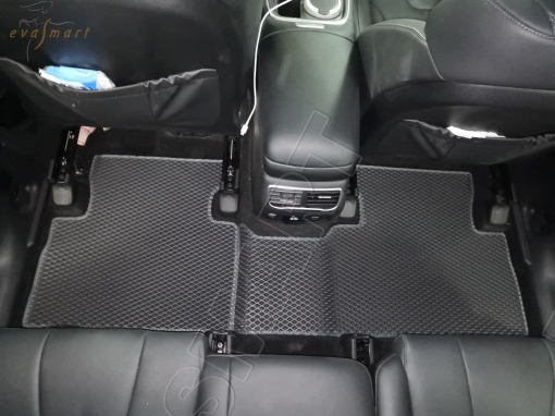 Hyundai Santa Fe IV рестайлинг 2020 - н.в. коврики EVA Smart