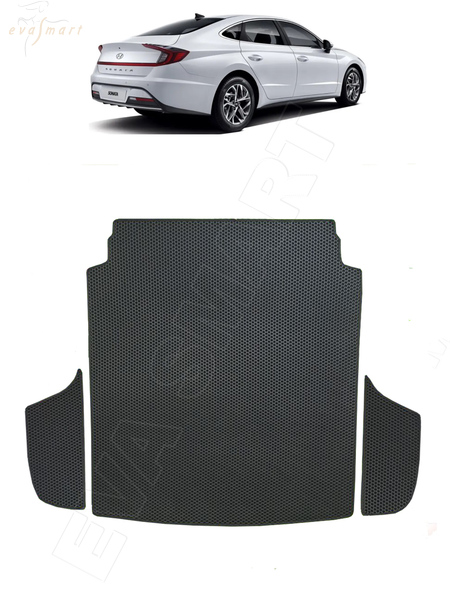Hyundai Sonata VIII багажник 2019 - н.в. коврики EVA Smart
