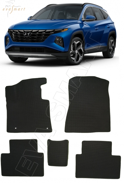 Hyundai Tucson IV 2020 - н.в. коврики EVA Smart