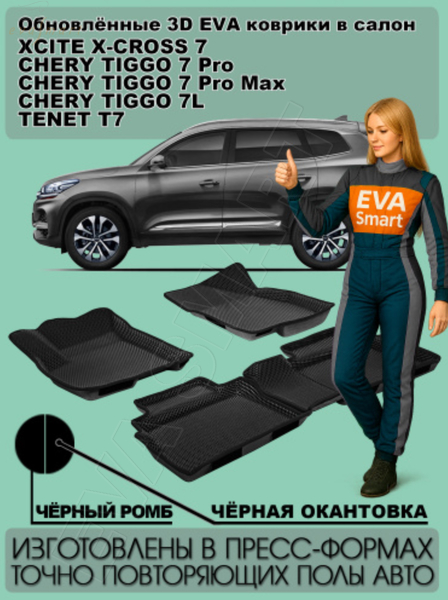 TENET T7 пресс борта с 2024 г.в. коврики EVA Smart