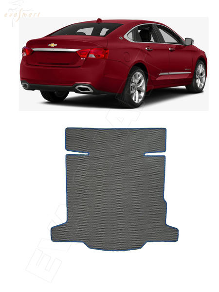 Chevrolet Impala X багажник 2013 - 2020 коврики EVA Smart