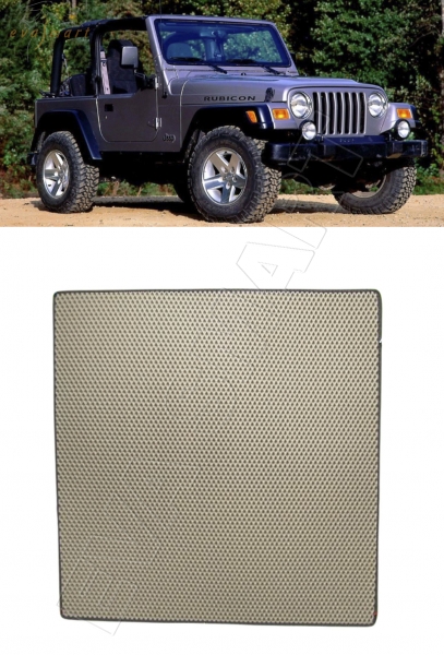 Jeep Wrangler II (TJ) 3дв 1996 - 2006 коврик в багажник EVA Smart