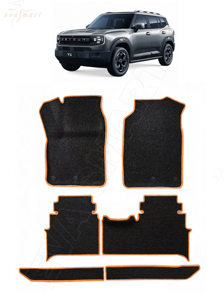 Jetour T1 2025 - н.в. коврики EVA Smart