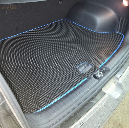 Kia Niro I багажник 2016 - 2019 коврики EVA Smart