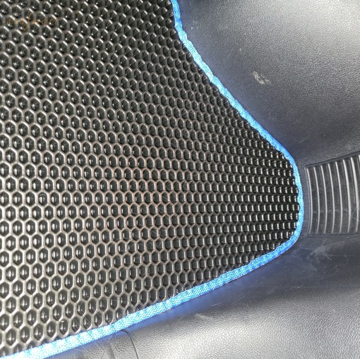 Kia Niro I багажник 2016 - 2019 коврики EVA Smart