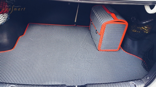 Kia Rio III 2011 - 2017 коврик в багажник седан EVA Smart