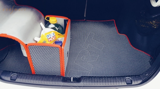 Kia Rio III седан 2015 - 2017 коврик в багажник EVA Smart