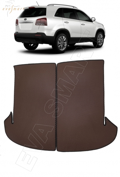 Kia Sorento II коврик в багажник 2009 - 2012 EVA Smart