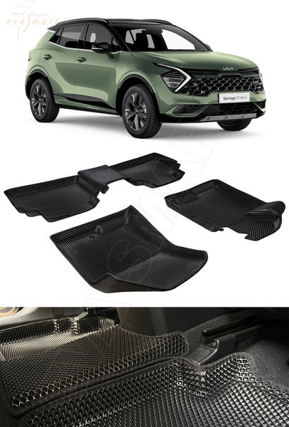 Kia Sportage V (длинная база) пресс борта 2021 - н.в. коврики EVA Smart