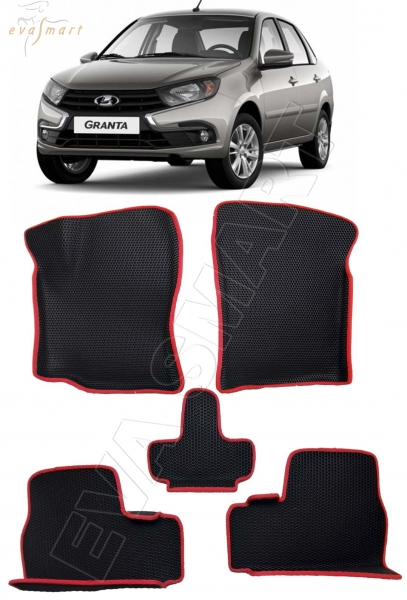 Lada Granta вариант макси 3d 2011 -  коврики EVA Smart
