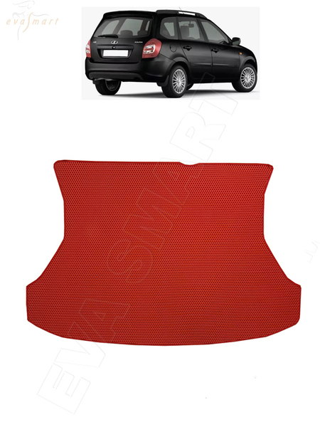 Lada Kalina багажник универсал 2004 - 2018 коврики EVA Smart