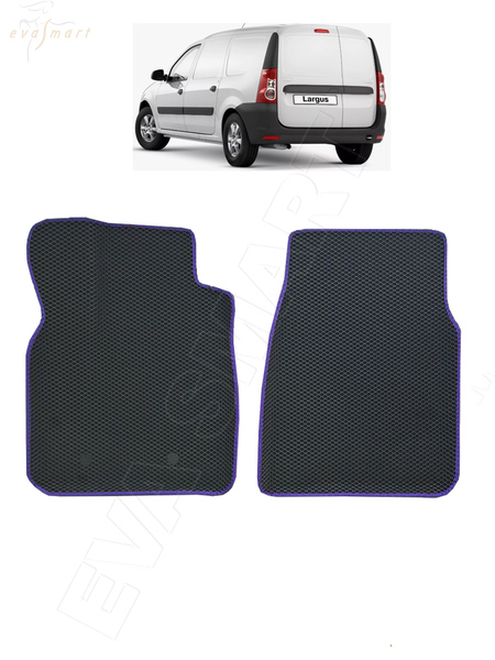 Lada Largus фургон вариант макси 3d 2012 - н.в. коврики EVA Smart