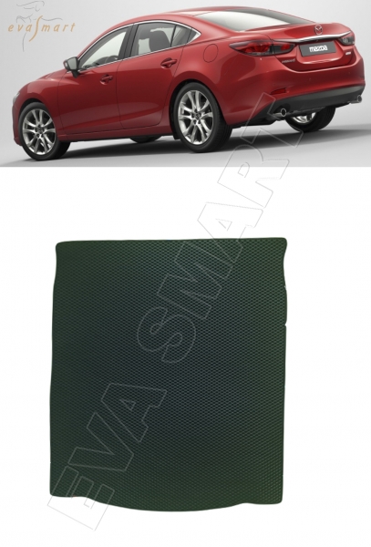 Mazda 6 III (GJ) Рестайлинг 2015 - н.в. коврики EVA Smart
