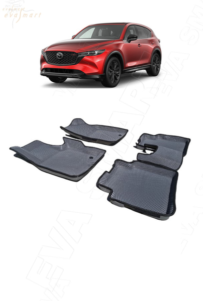 Mazda CX-5 II рестайлинг 2021 - н.в. пресс борта (Китай) коврики EVA Smart