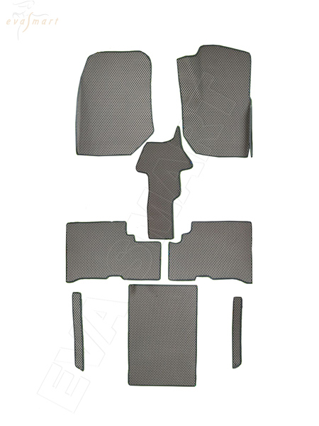 Mitsubishi Chariot Grandis правый руль 5мест 1997 - 2003 коврики EVA Smart