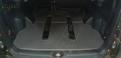 Mitsubishi Delica D5 правый руль 2007 - 2019 в багажник коврик EVA Smart