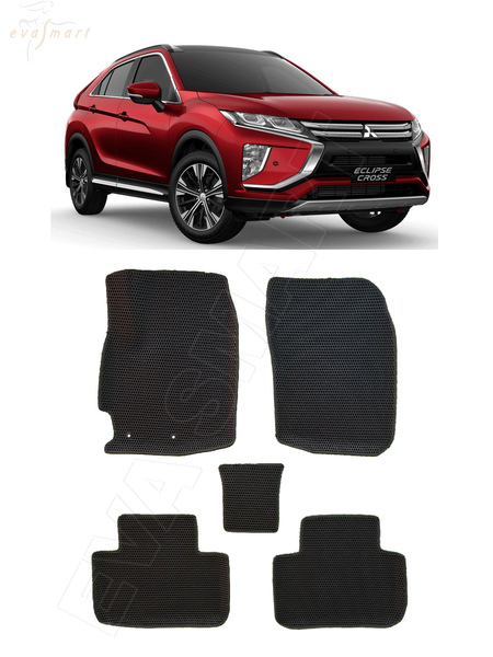 Mitsubishi Eclipse Cross I вариант макси 3d 2017 - н.в. коврики EVA Smart