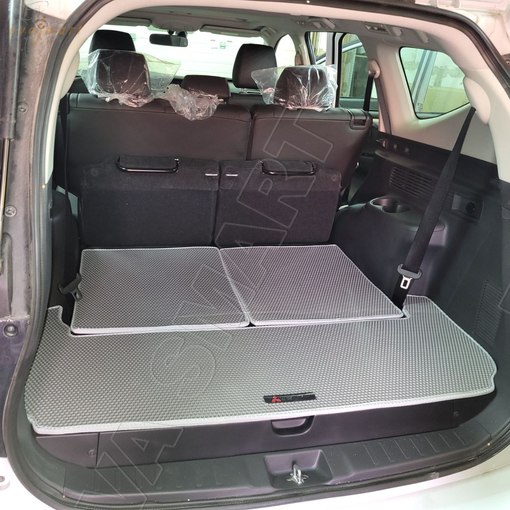 Mitsubishi Pajero Sport III 7мест 2015 - н.в. коврик в багажник макси EVA Smart