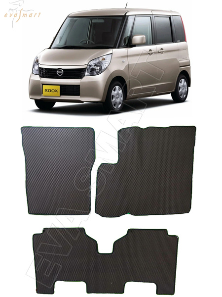 Nissan Roox 2009 - 2013 коврики EVA Smart