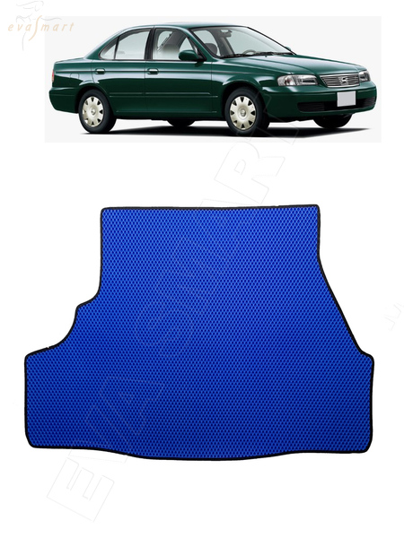 Nissan Sunny FB15 правый руль 1998 - 2004 коврик в багажник седан EVA Smart